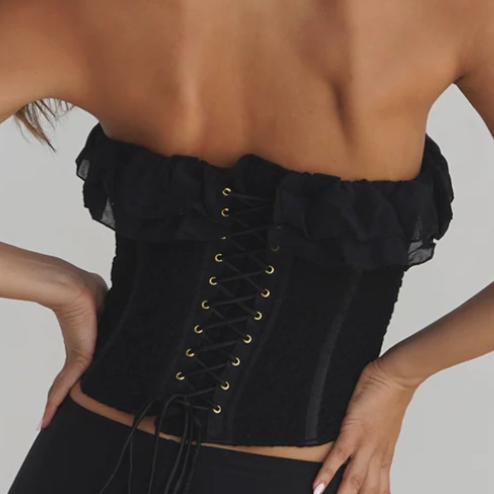 We Are HAH Seams Like a Princess Corset Top - Picture 2 of 3